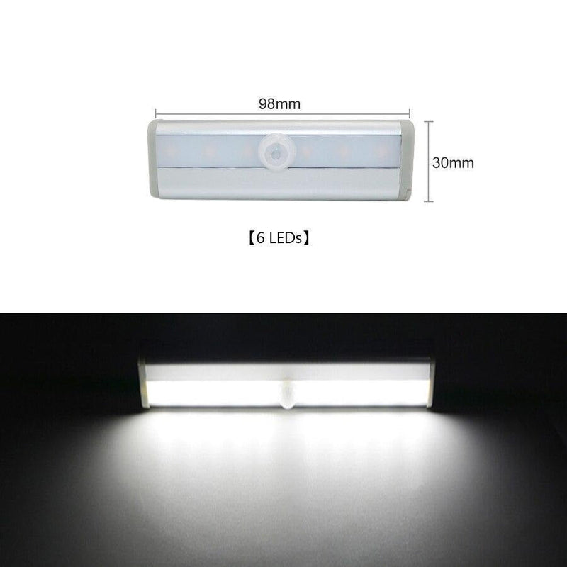 Led Inteligente com Sensor de Movimento - FQ Led CASA 04 Direct Ofertas 6 Led Branca 